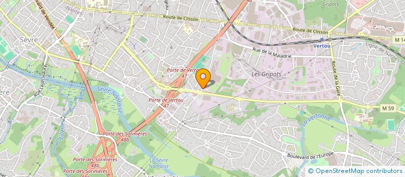 localisation de l'entreprise BEAUMARCHES II  VERTOU