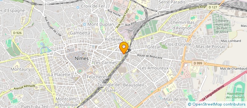 localisation de l'entreprise BEAUMARLE à NIMES