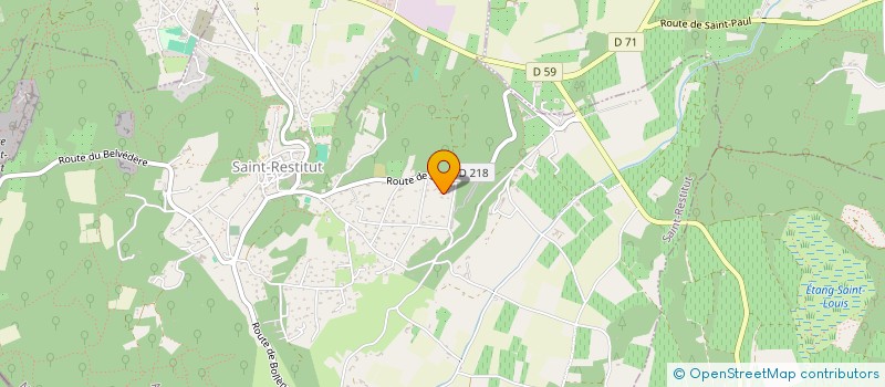 localisation de l'entreprise BEAUMAS  SAINT-RESTITUT