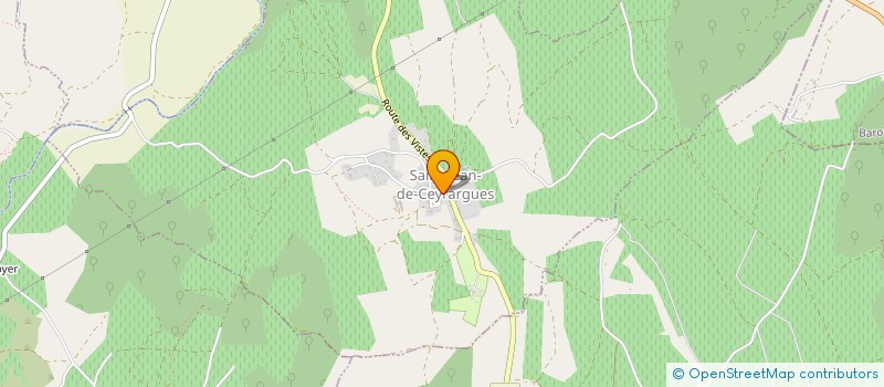 localisation de l'entreprise BEAUMELLE.F  SAINT-JEAN-DE-CEYRARGUES