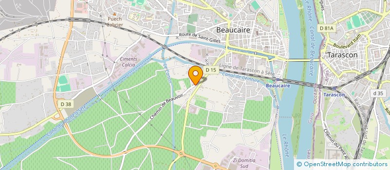 localisation de l'entreprise BEAUMELLE GESTION IMMOBILIERE  BEAUCAIRE