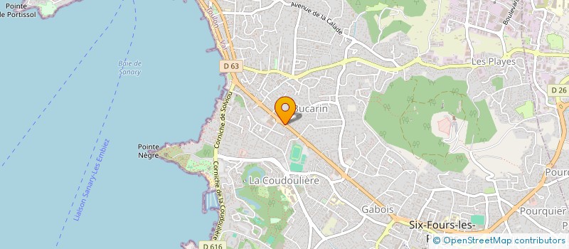 localisation de l'entreprise BEAUMEN à SIX-FOURS-LES-PLAGES