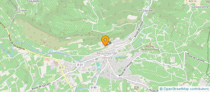 localisation de l'entreprise BEAUMES'DANSE  BEAUMES-DE-VENISE