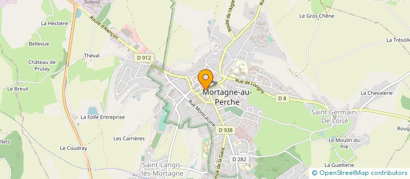 localisation de l'entreprise BEAUMET à MORTAGNE-AU-PERCHE