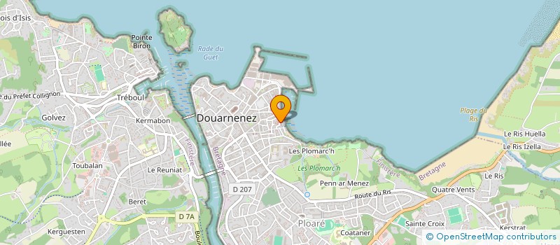 localisation de l'entreprise BEAUMIER-COULLOCH  DOUARNENEZ