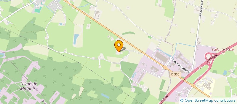 localisation de l'entreprise BEAUMONT  LOUAILLES