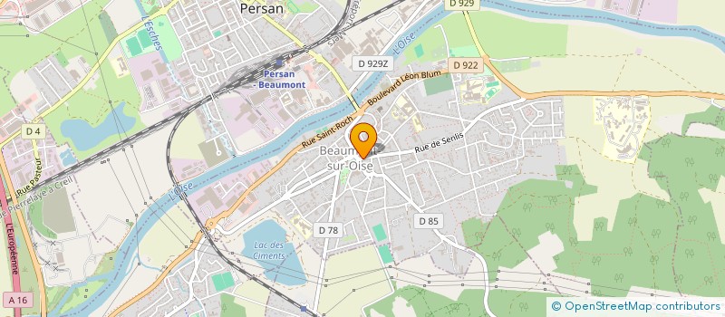 localisation de l'entreprise BEAUMONT BATIMENT  BEAUMONT-SUR-OISE