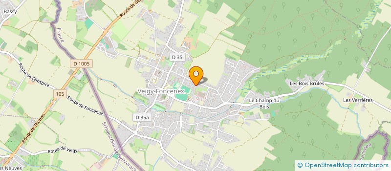 localisation de l'entreprise BEAUMONT & CO  VEIGY-FONCENEX