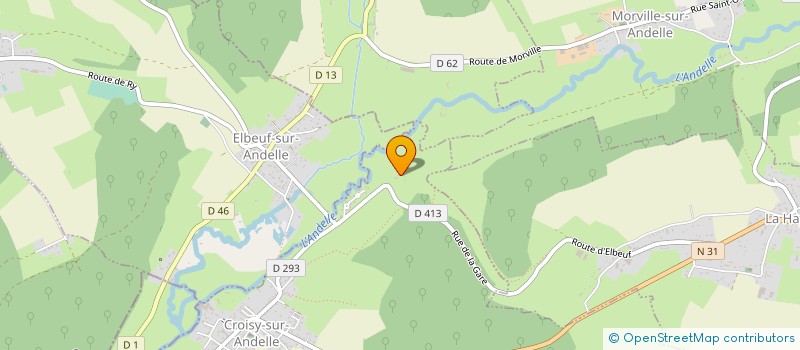 localisation de l'entreprise BEAUMONT DE LYONS  CROISY-SUR-ANDELLE