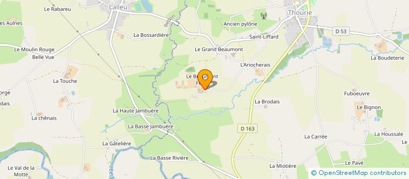 localisation de l'entreprise BEAUMONT FERARD  THOURIE