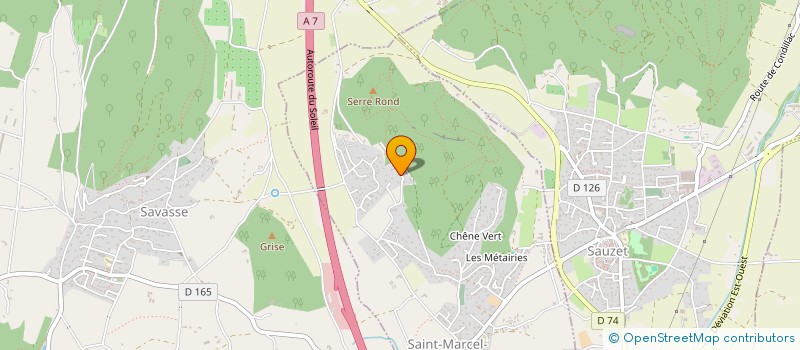 localisation de l'entreprise BEAUMONT FOREST  SAINT-MARCEL-LES-SAUZET