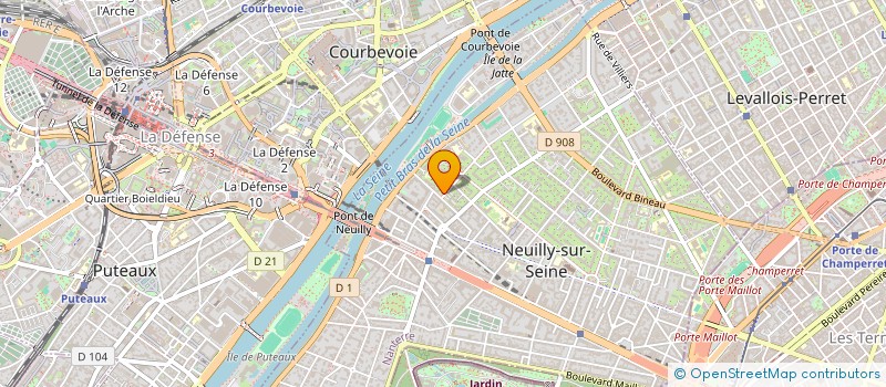 localisation de l'entreprise BEAUMONT IV à NEUILLY-SUR-SEINE