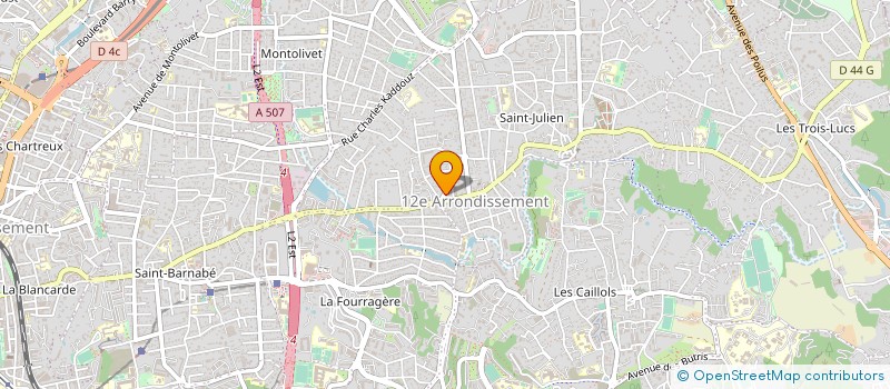 localisation de l'entreprise BEAUMONT PIECES AUTO à MARSEILLE