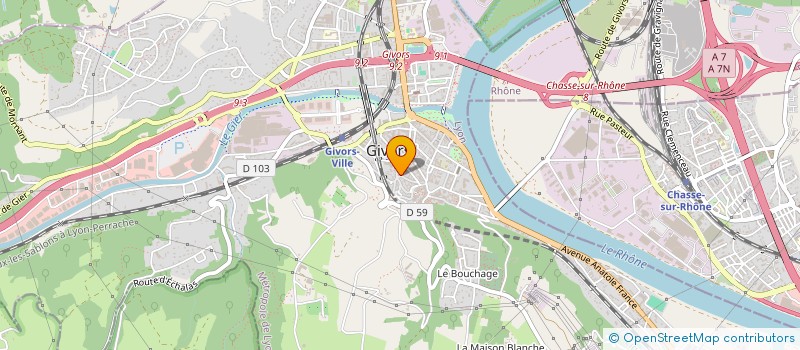 localisation de l'entreprise BEAUMONT SAP à GIVORS
