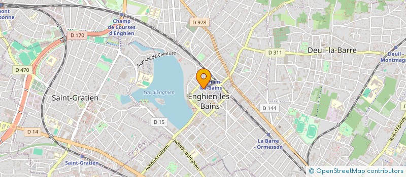 localisation de l'entreprise BEAUMONT-THOMAS à ENGHIEN-LES-BAINS