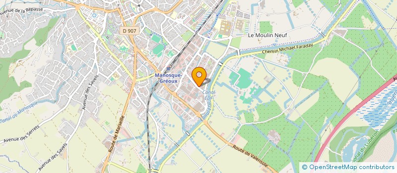 localisation de l'entreprise BEAUMONTAISE CUISINES ET BAINS à MANOSQUE