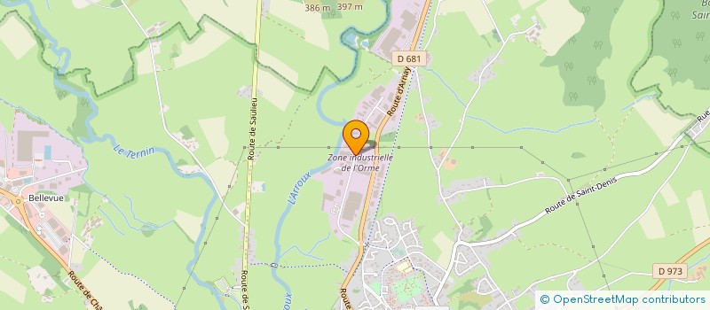 localisation de l'entreprise BEAUMOULIN à AUTUN