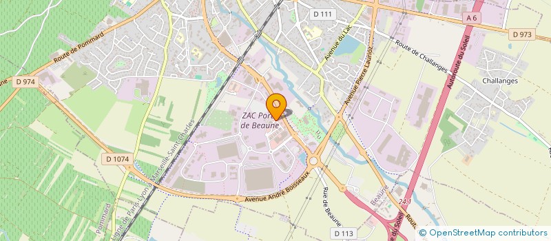 localisation de l'entreprise BEAUN'FLAMMES à BEAUNE