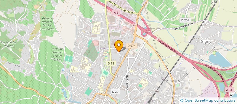 localisation de l'entreprise BEAUNATHLON à BEAUNE