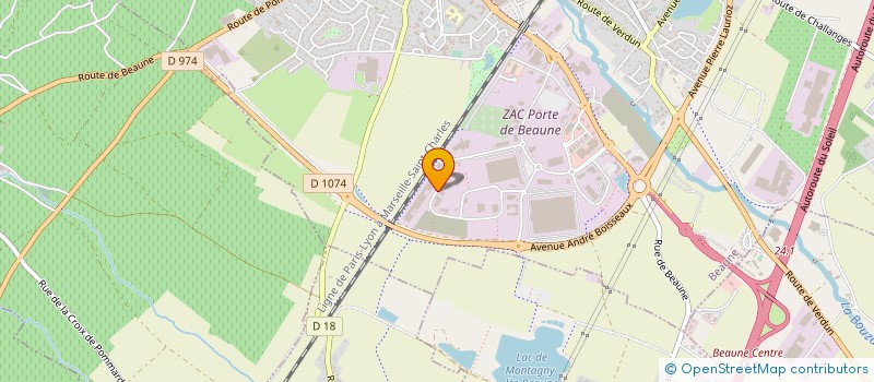 localisation de l'entreprise BEAUNAUTO à BEAUNE