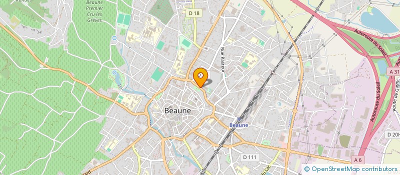 localisation de l'entreprise BEAUNE EN ACTION à BEAUNE