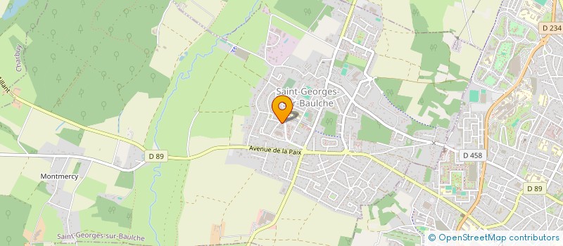 localisation de l'entreprise BEAUNE IMMO  SAINT-GEORGES-SUR-BAULCHE
