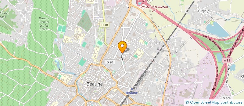 localisation de l'entreprise BEAUNE JARDIN CONCEPT à BEAUNE