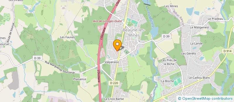 localisation de l'entreprise BEAUNE LAVAGE à LIMOGES