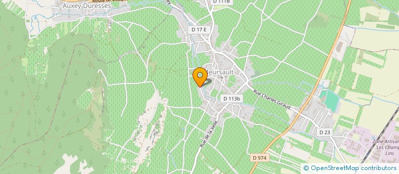 localisation de l'entreprise BEAUNE MONTGOLFIERE  MEURSAULT