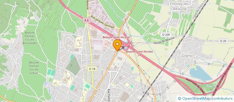 localisation de l'entreprise BEAUNE MOTO SERVICE à BEAUNE