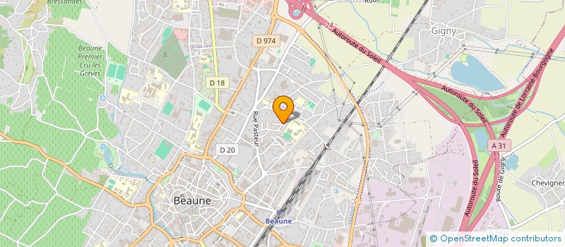 localisation de l'entreprise BEAUNE POKER  BEAUNE