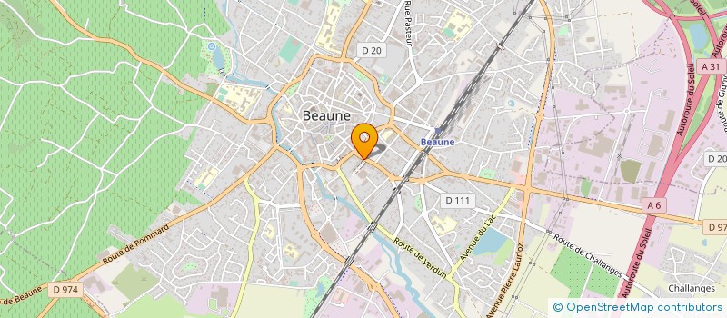 localisation de l'entreprise BEAUNE RETOUCHE COUTURE à BEAUNE