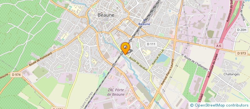 localisation de l'entreprise BEAUNE STORES  BEAUNE