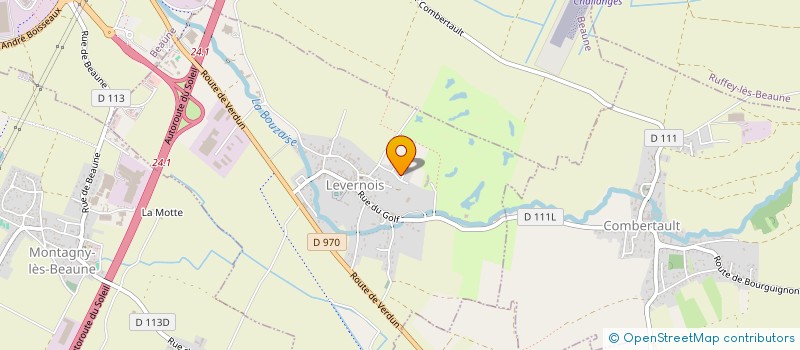 localisation de l'entreprise BEAUNE THIERS  LEVERNOIS