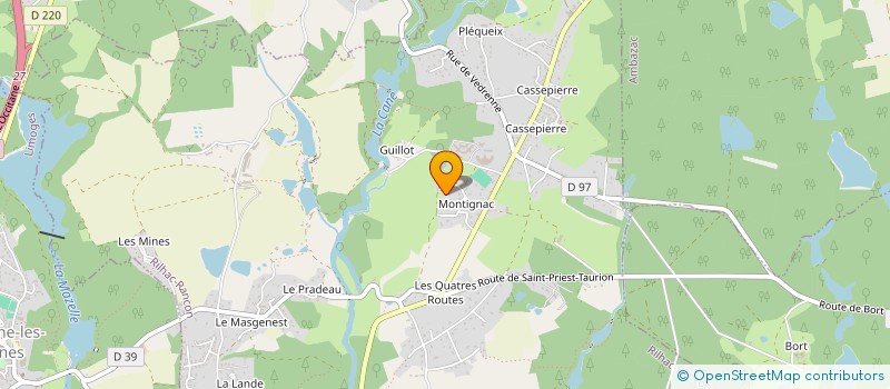 localisation de l'entreprise BEAUNE VIC-HI  RILHAC RANCON