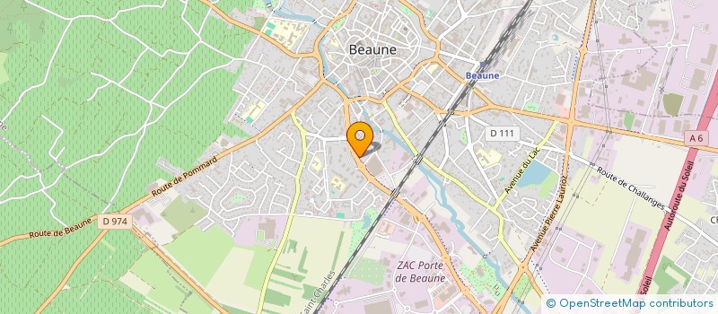 localisation de l'entreprise BEAUNEREST à BEAUNE