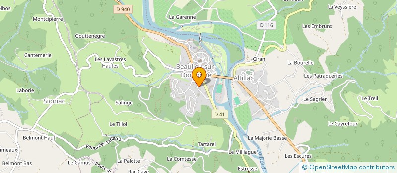 localisation de l'entreprise BEAUPAL  BEAULIEU-SUR-DORDOGNE