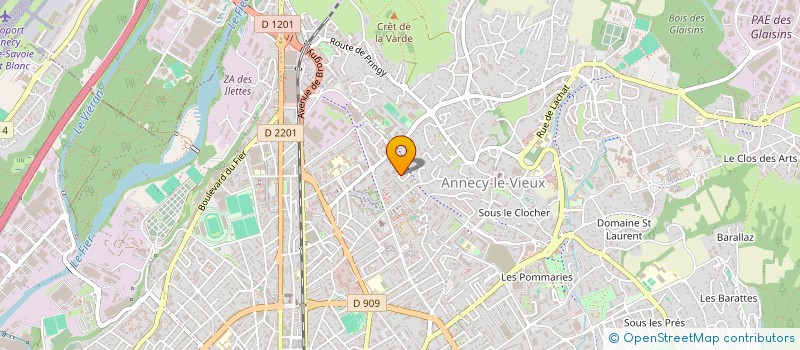 localisation de l'entreprise BEAUPASSAGE à ANNECY