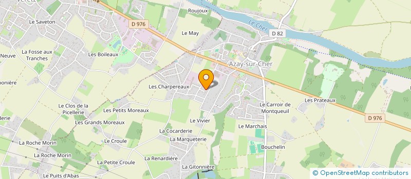 localisation de l'entreprise BEAUPERE  AZAY-SUR-CHER