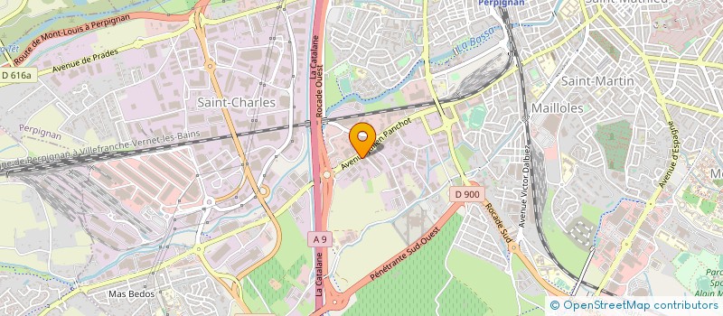 localisation de l'entreprise BEAUPINI  PERPIGNAN