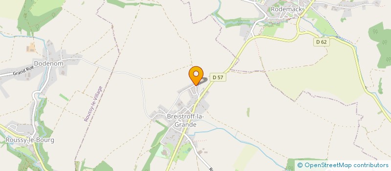 localisation de l'entreprise BEAUPOIL A&L  BREISTROFF-LA-GRANDE