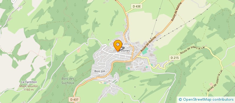 localisation de l'entreprise BEAUPOIL CJM  LES FINS