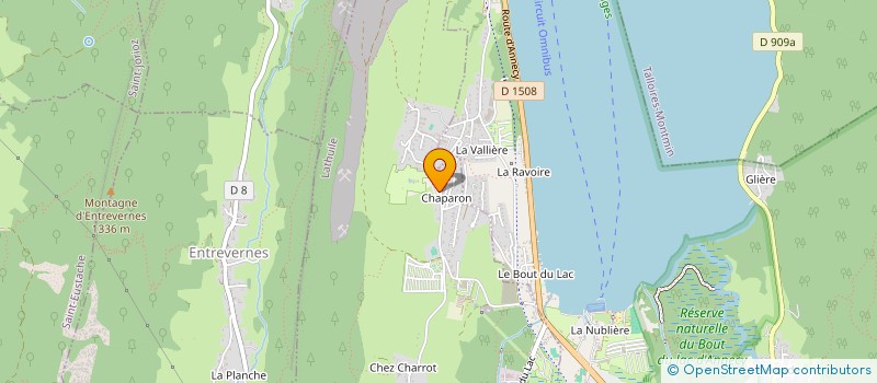localisation de l'entreprise BEAUQUIS-CAMPING LA FERME à LATHUILE