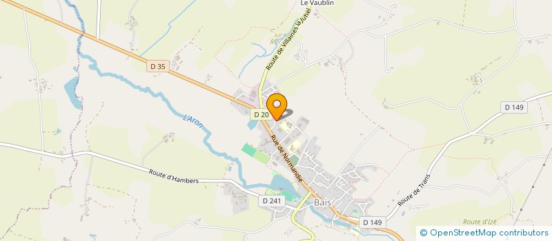 localisation de l'entreprise BEAURA  BAIS