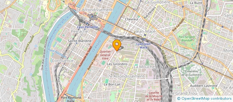 localisation de l'entreprise BEAURAIN RUIZ IMMEUBLES LOISIRS  LYON