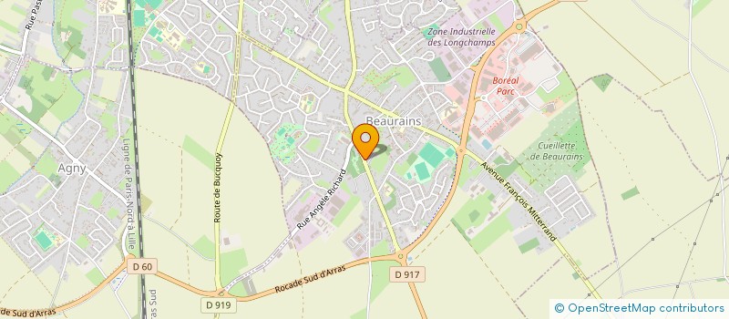 localisation de l'entreprise BEAURAINS RUNNING CLUB  BEAURAINS