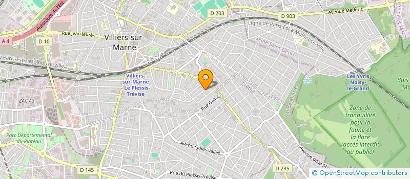 localisation de l'entreprise BEAUREG'ART  VILLIERS-SUR-MARNE