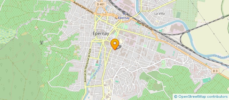 localisation de l'entreprise BEAUREGARD  EPERNAY