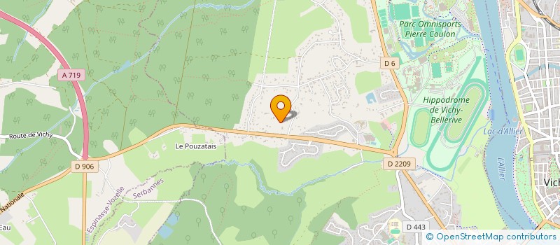 localisation de l'entreprise BEAUREGARD  BELLERIVE SUR ALLIER