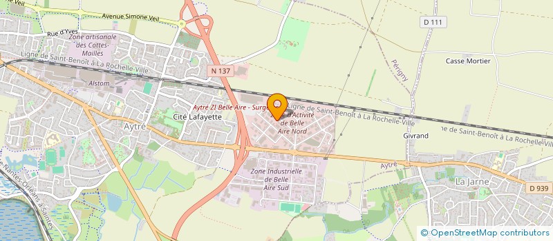 localisation de l'entreprise BEAUREGARD  AYTRE